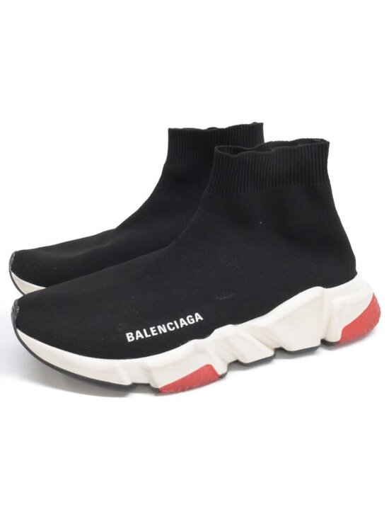 Balenciaga Shoes - Balenciaga Speed Trainer Nylon Canvas Socks Sneakers 26